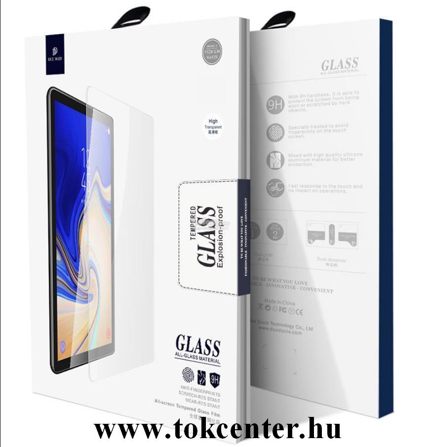 Apple IPAD 10.2 (2019) DUX DUCIS képernyővédő üveg (3D full cover, extra karcálló, 0.3mm, 9H) ÁTLÁTSZÓ