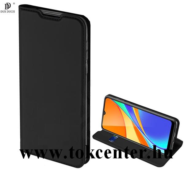 Samsung Galaxy A32 5G (SM-A326) DUX DUCIS SKIN PRO tok álló, bőr hatású (FLIP, oldalra nyíló, bankkártya tartó, asztali tartó funkció) FEKETE