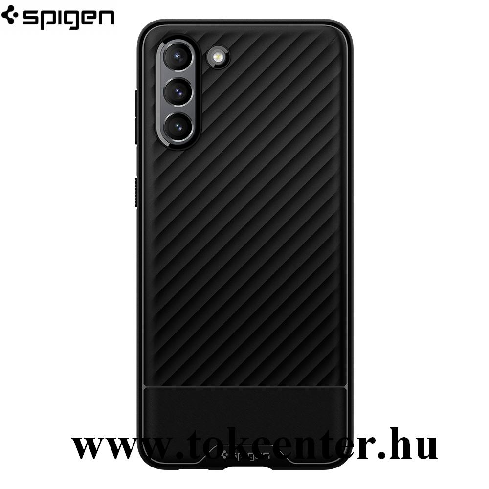 Samsung Galaxy S21 Plus (SM-G996) 5G SPIGEN CORE ARMOR szilikon telefonvédő (közepesen ütésálló, 3D minta) FEKETE (ACS02413)