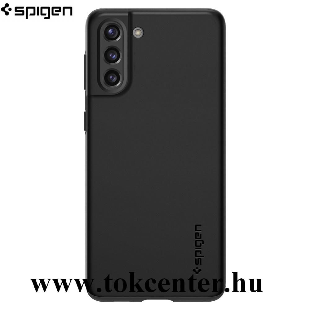 Samsung Galaxy S21 Plus (SM-G996) 5G SPIGEN THIN FIT műanyag telefonvédő (ultravékony) FEKETE (ACS02382)