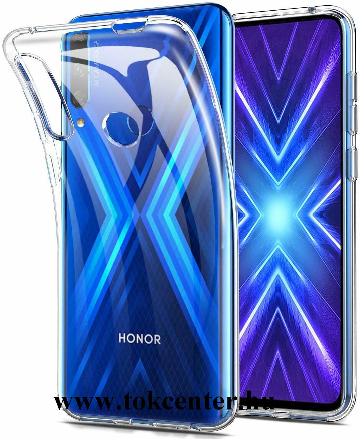 Honor 9X (Global) Szilikon telefonvédő (ultravékony) ÁTLÁTSZÓ