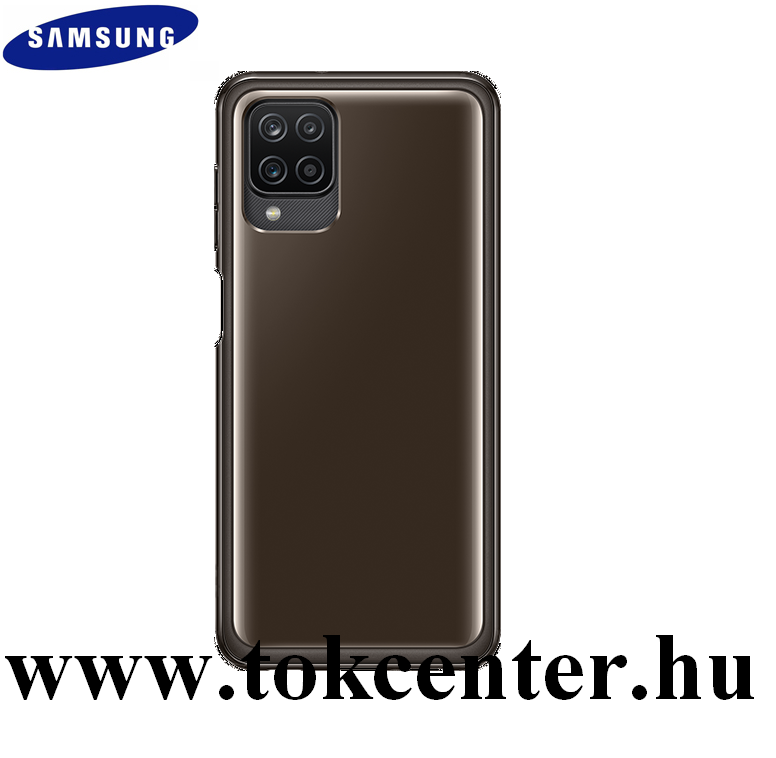 Samsung Galaxy A12 (SM-A125F) Gyári Szilikon telefonvédő FEKETE (EF-QA125TBEGEU)