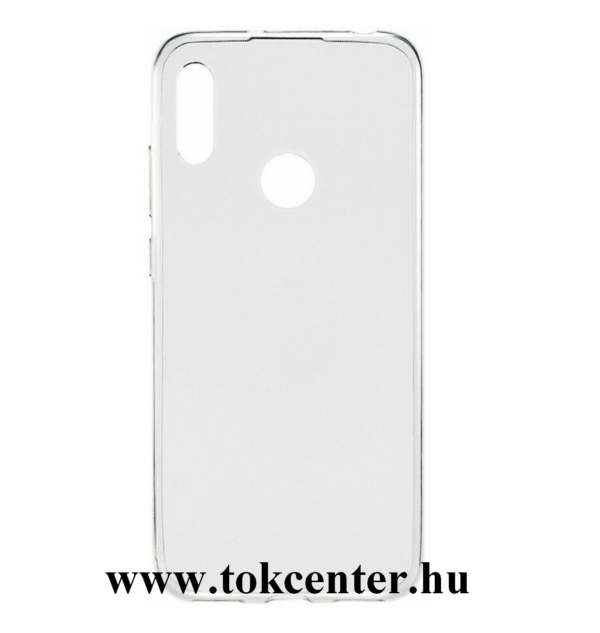Honor 8A (Play 8A) / Huawei Y6s (2019) Szilikon telefonvédő (ultravékony) ÁTLÁTSZÓ