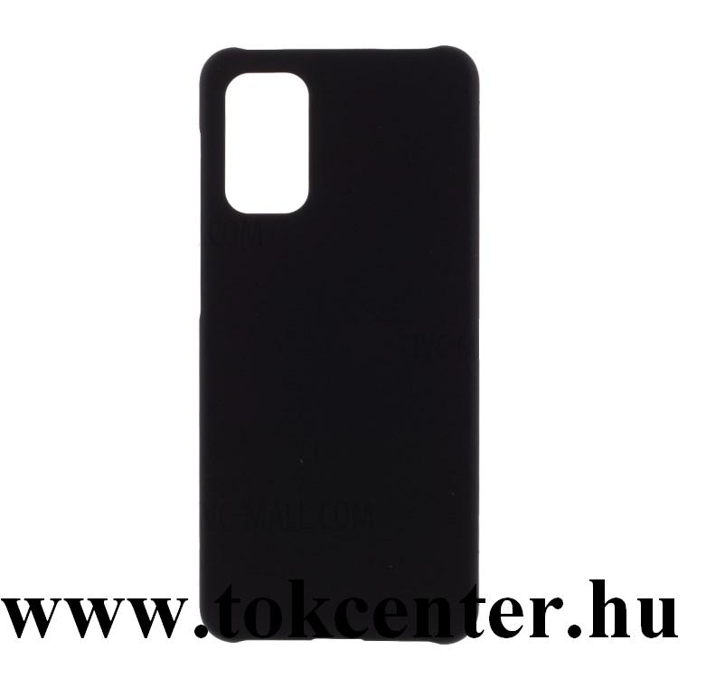 Samsung Galaxy A32 5G (SM-A326) Műanyag telefonvédő (gumírozott) FEKETE