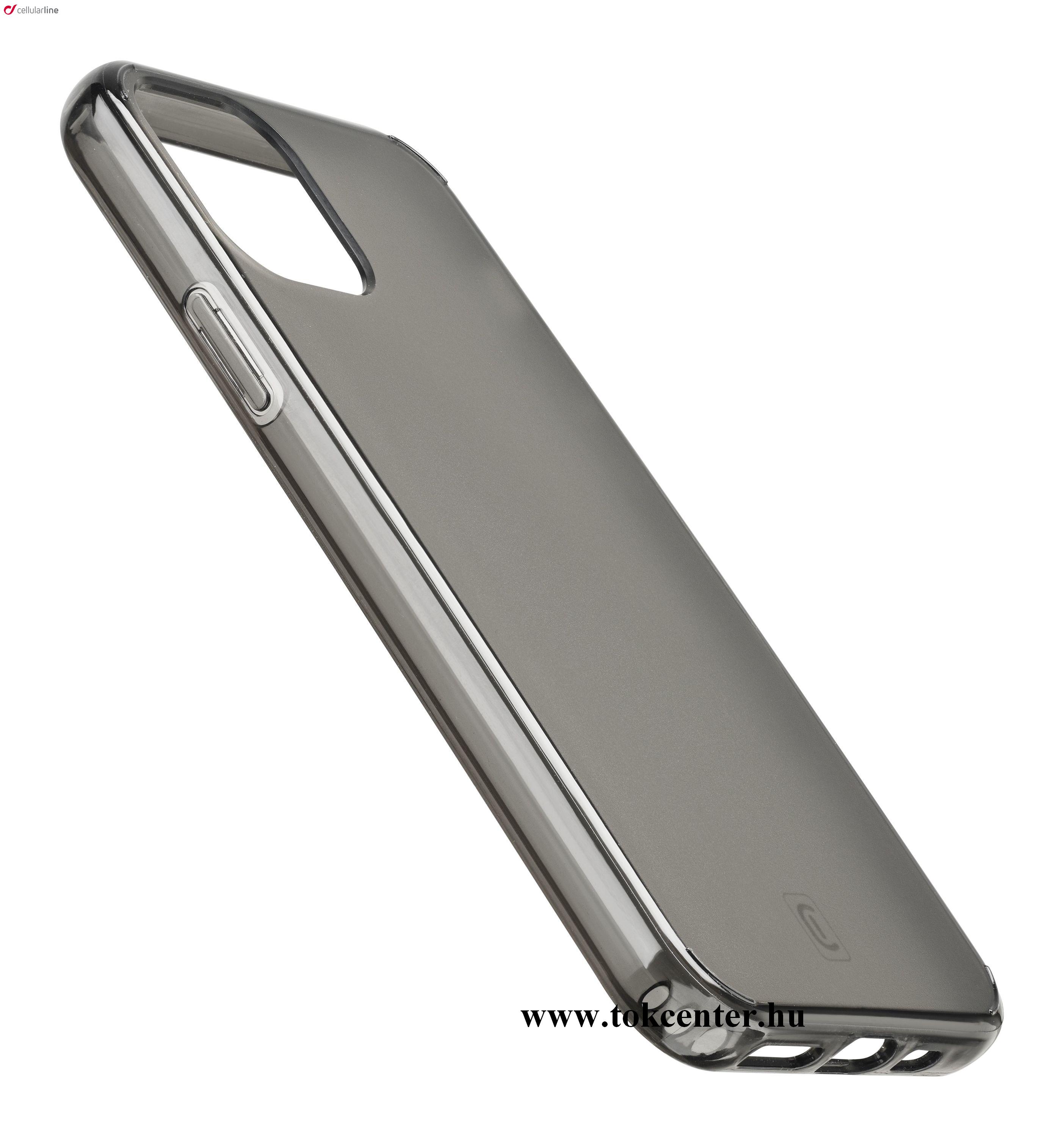 Apple iPhone 12 mini CELLULARLINE szilikon telefonvédő (ultravékony, antibakteriális) FEKETE