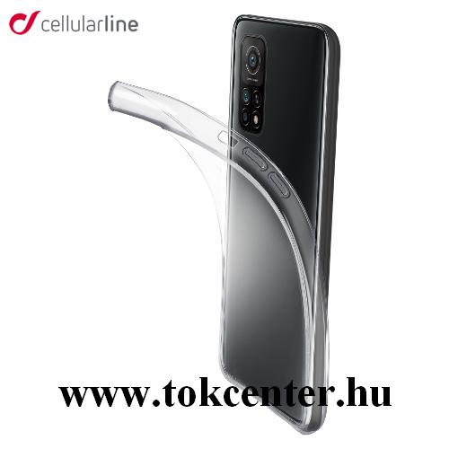 Xiaomi Mi 10T 5G / Xiaomi Mi 10T Pro 5G CELLULARLINE FINE szilikon telefonvédő (ultravékony) ÁTLÁTSZÓ