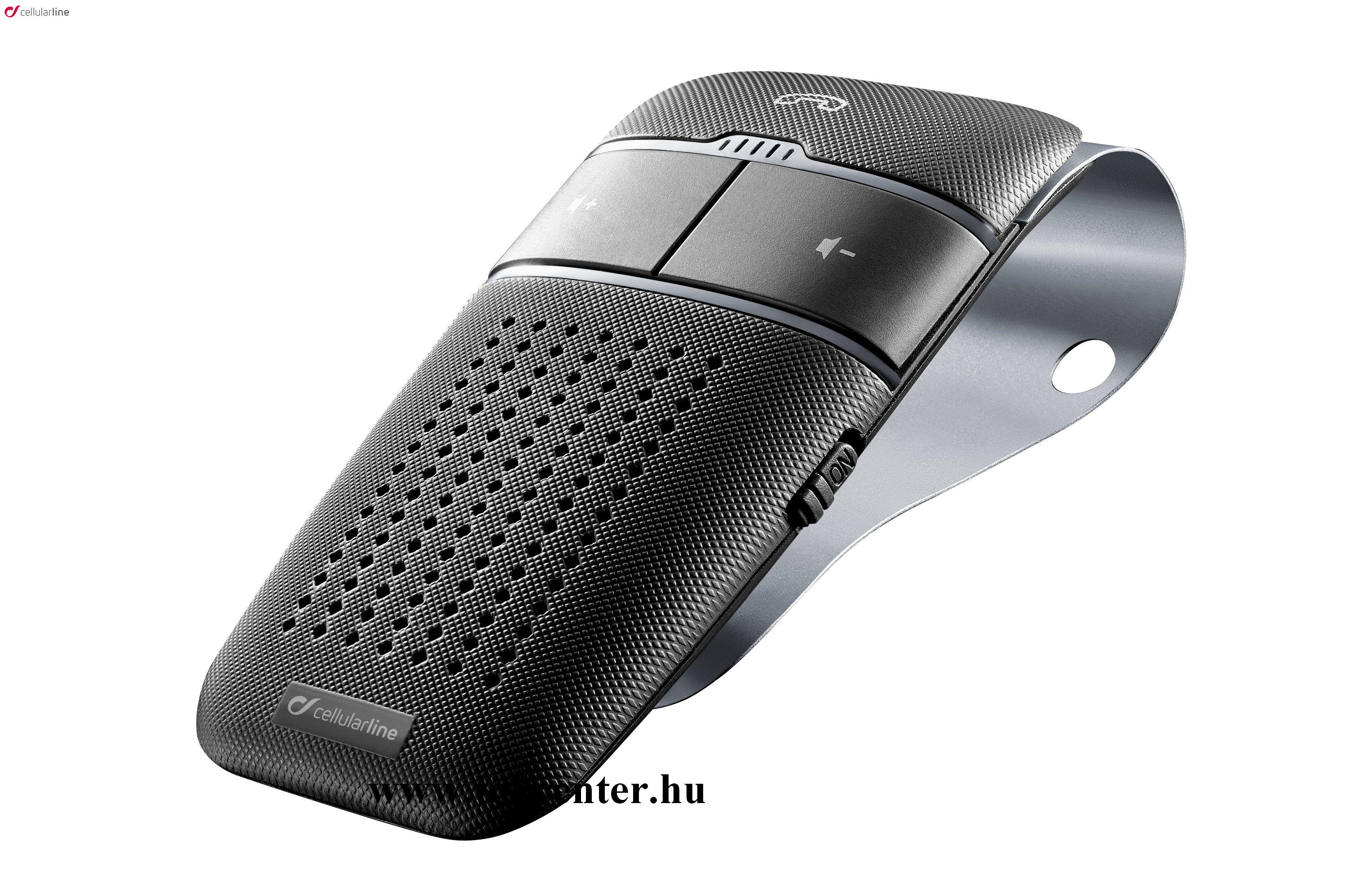 CELLULARLINE EASY DRIVE bluetooth kihangosító szett (hordozható, multipoint) FEKETE