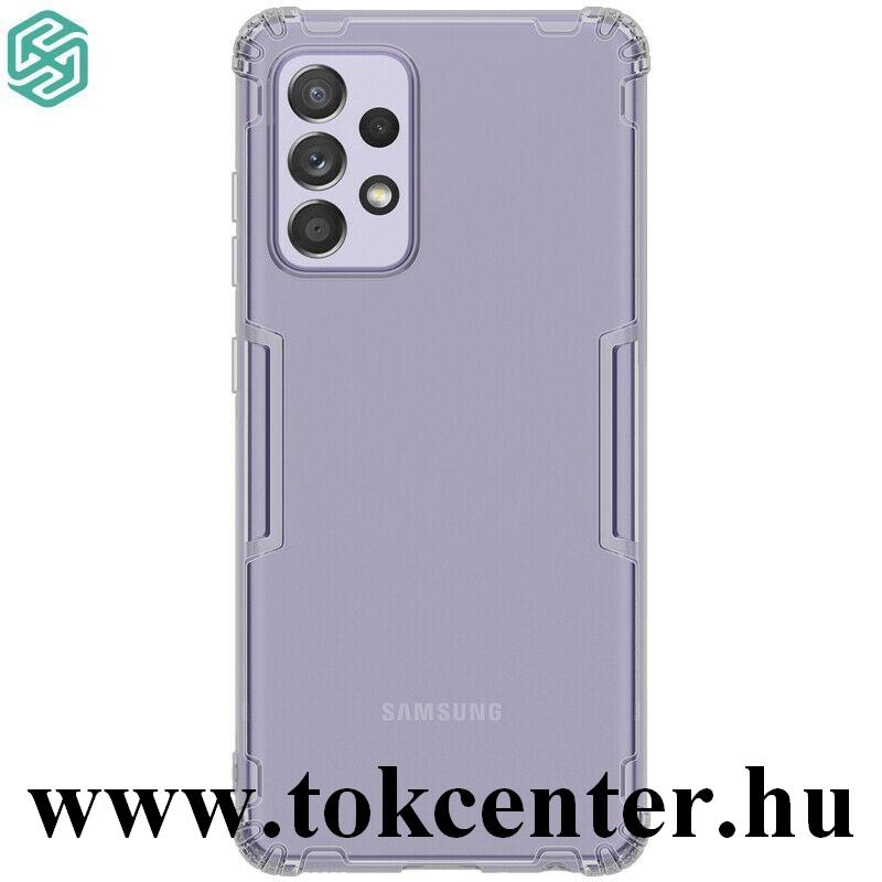 Samsung Galaxy A52 4G (SM-A525F) / Galaxy A52 5G (SM-A526F) NILLKIN NATURE szilikon telefonvédő (közepesen ütésálló, légpárnás sarok, 0.6 mm, ultravékony) SZÜRKE