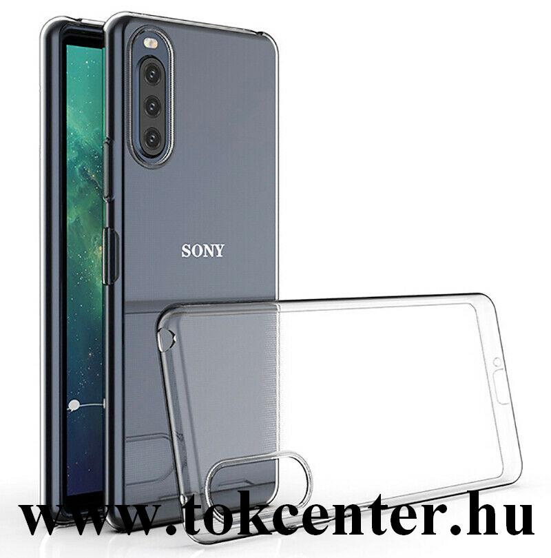 Sony Xperia 10 III Szilikon telefonvédő (ultravékony) ÁTLÁTSZÓ