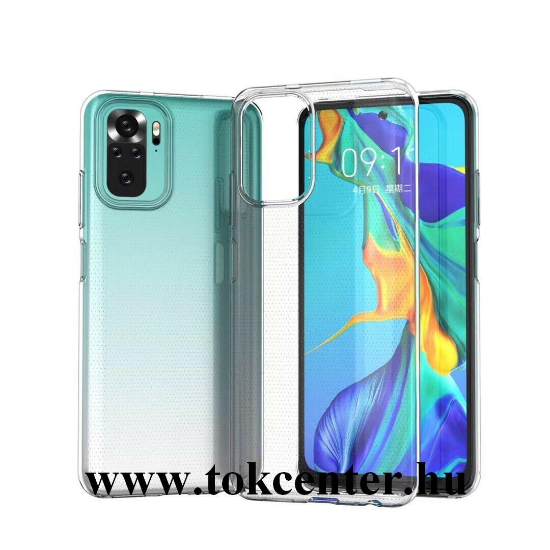 Xiaomi Redmi Note 10s Szilikon telefonvédő (ultravékony) ÁTLÁTSZÓ