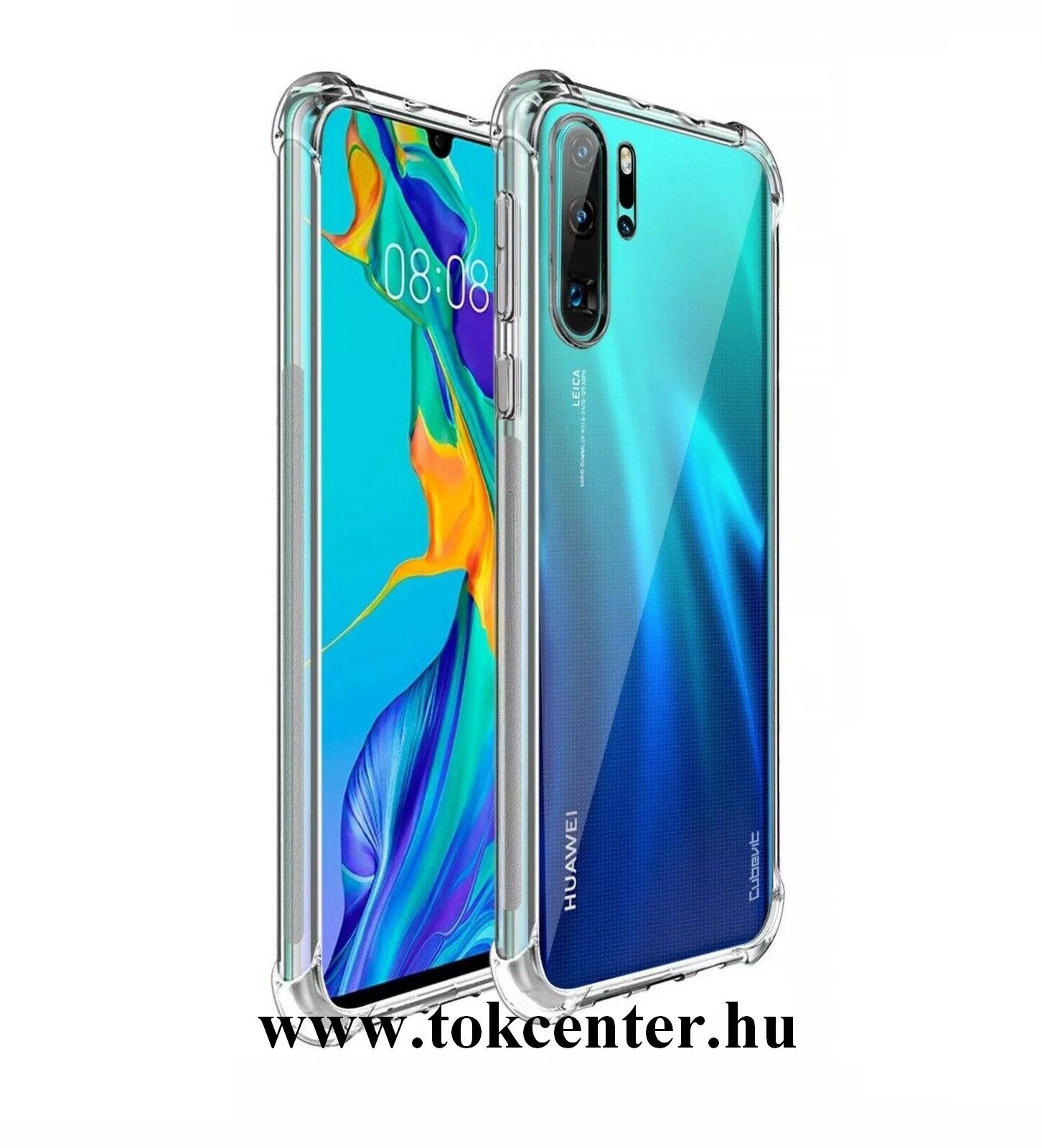 Huawei P30 Pro Szilikon telefonvédő (közepesen ütésálló, légpárnás sarok) ÁTLÁTSZÓ