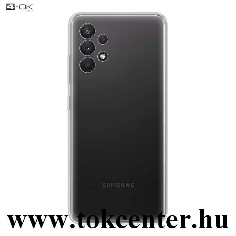 Samsung Galaxy A32 4G (SM-A325) 4-OK szilikon telefonvédő (ultravékony) ÁTLÁTSZÓ