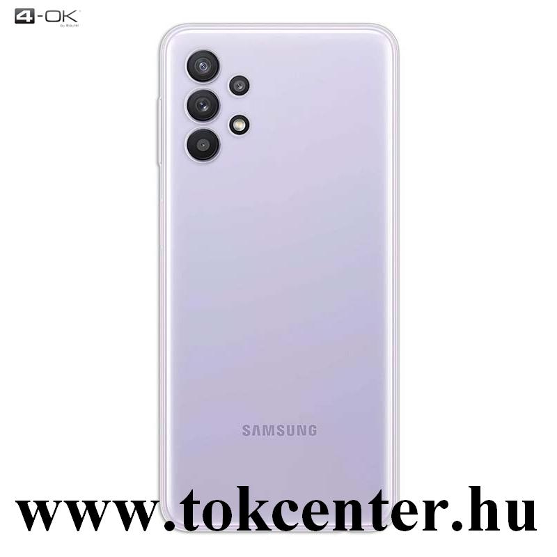 Samsung Galaxy A32 5G (SM-A326) 4-OK szilikon telefonvédő (ultravékony) ÁTLÁTSZÓ