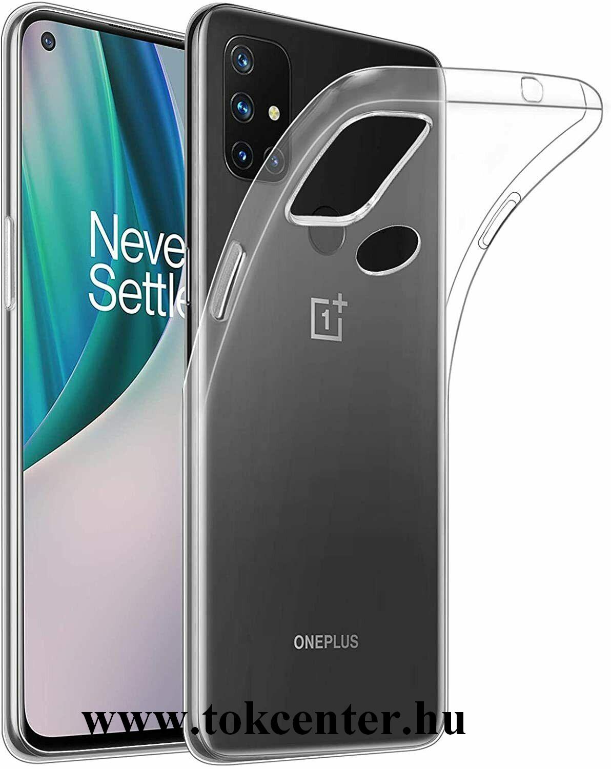 OnePlus Nord N100 Szilikon telefonvédő (ultravékony) ÁTLÁTSZÓ
